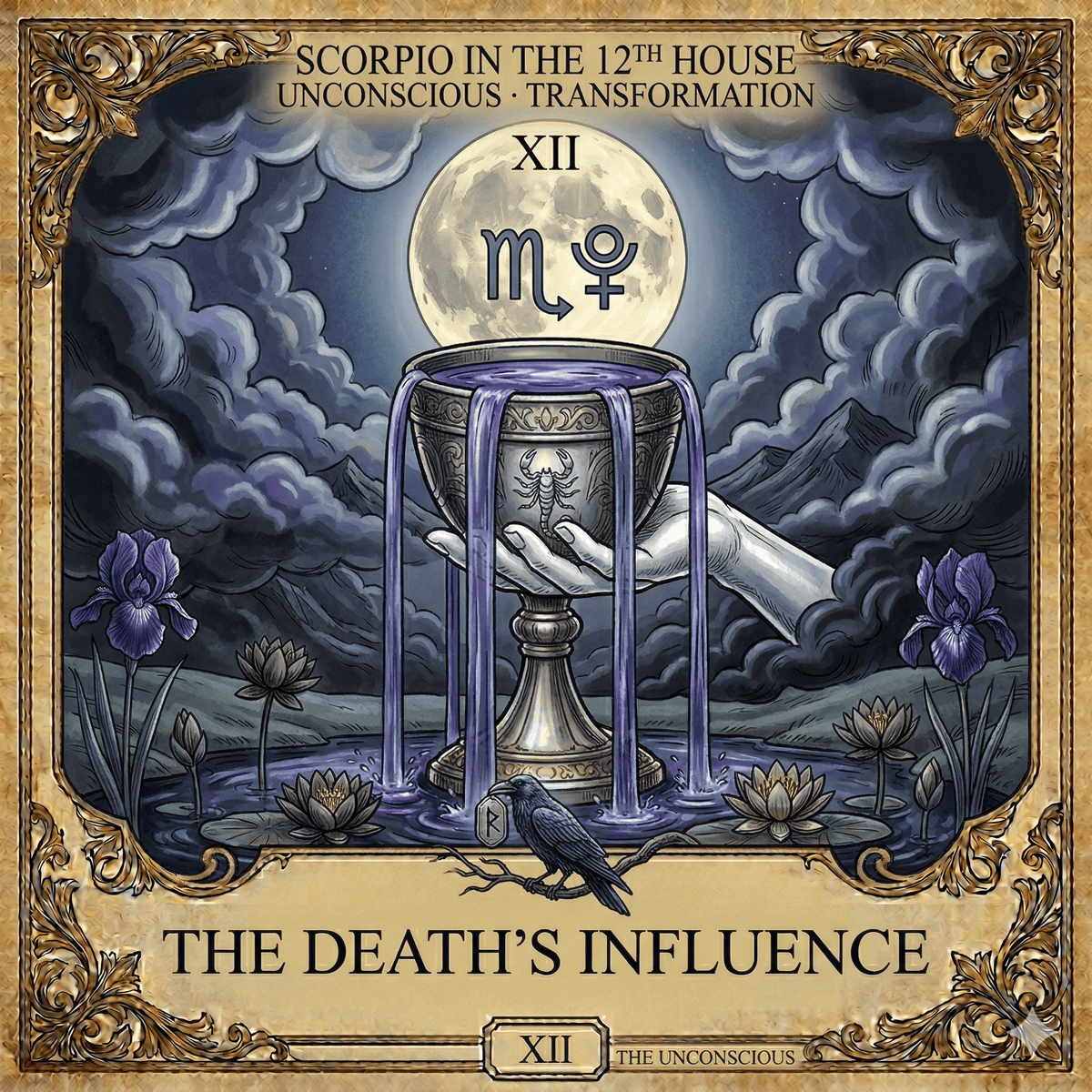 Scorpio zodiac placement in the 12th house astrology guide