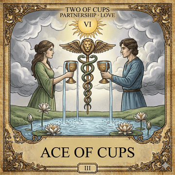 Two of Cups Meaning: Partnership, Connection & Mutual Love