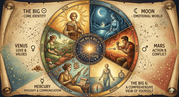 The Big 3 & Big 6 in Astrology: Your Core Placements
