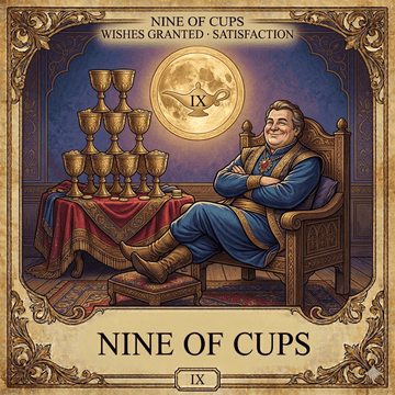 Nine of Cups Meaning: The Wish Card & Emotional Fulfillment