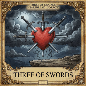 Three of Swords Meaning: Heartbreak, Grief & Truth