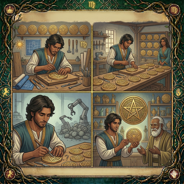 Eight of Pentacles Tarot Card Meaning: Upright, Reversed & Love (2026)