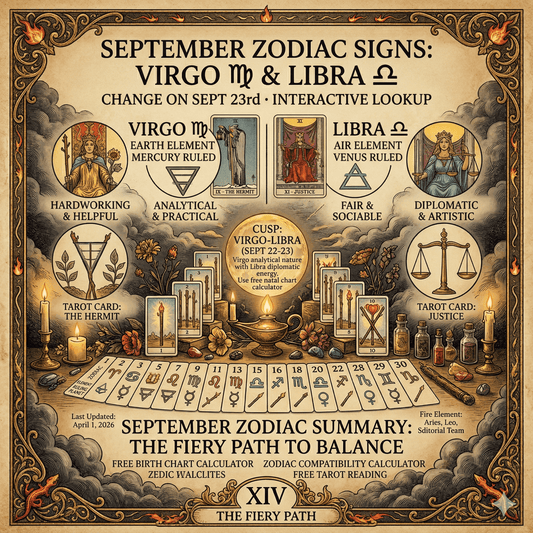 September Zodiac Sign: Virgo & Libra Dates & Traits · Deckaura