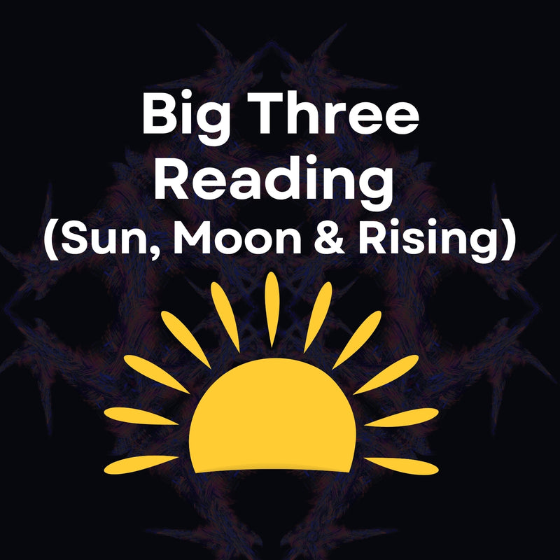 Lectura personalizada de los Tres Grandes (Sol, Luna y Ascendente)