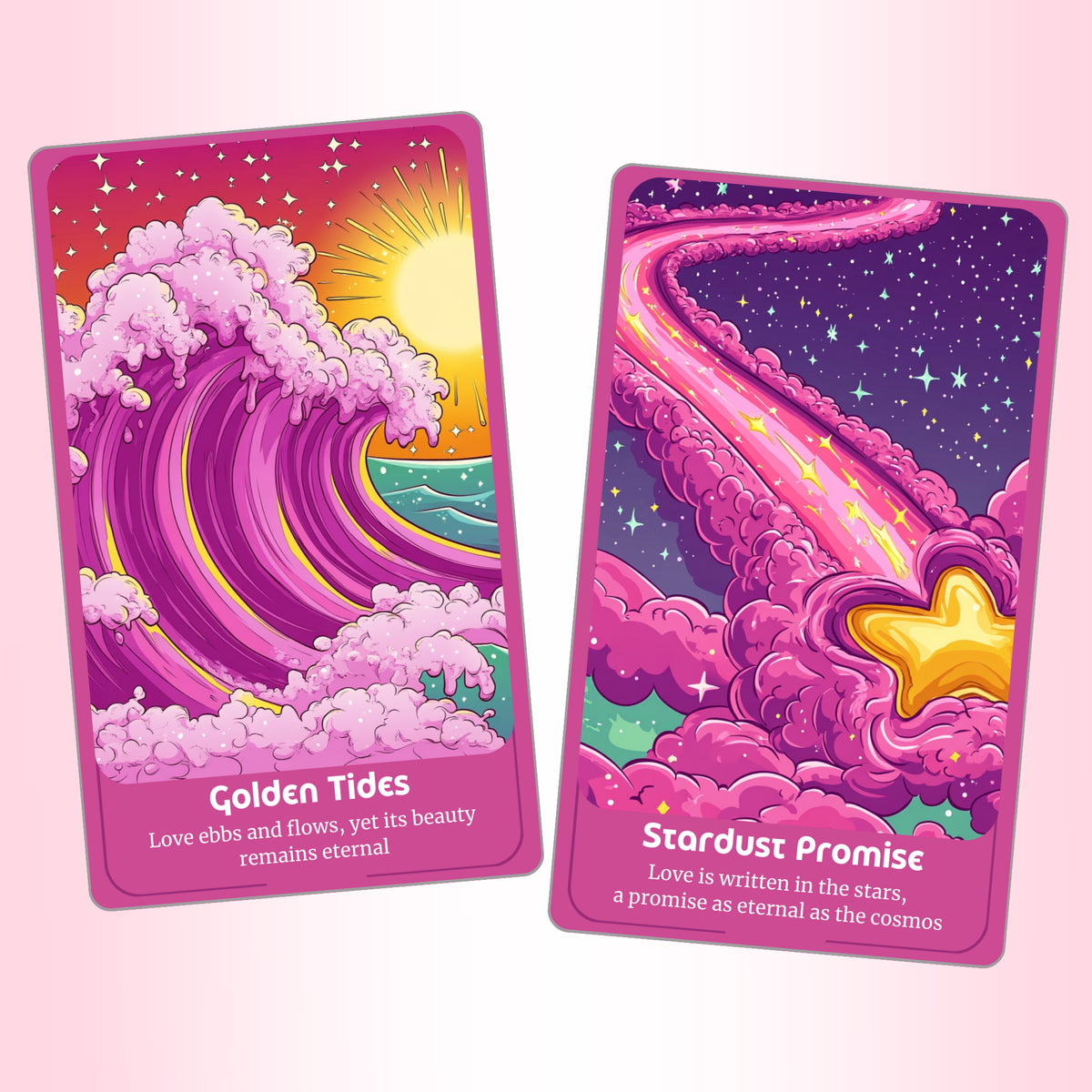 Cosmic Love Oracle - 78 Romance & Soulmate Divination Cards
