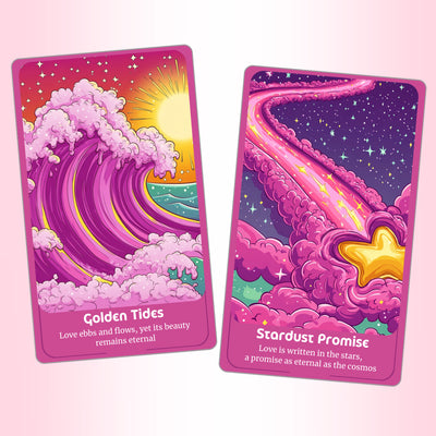 Cosmic Love Oracle - 78 Romance & Soulmate Divination Cards