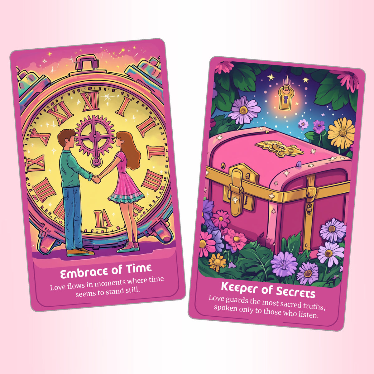 Cosmic Love Oracle - 78 Romance & Soulmate Divination Cards