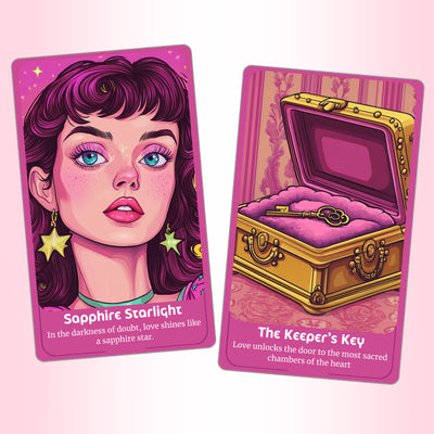 Cosmic Love Oracle - 78 Romance & Soulmate Divination Cards