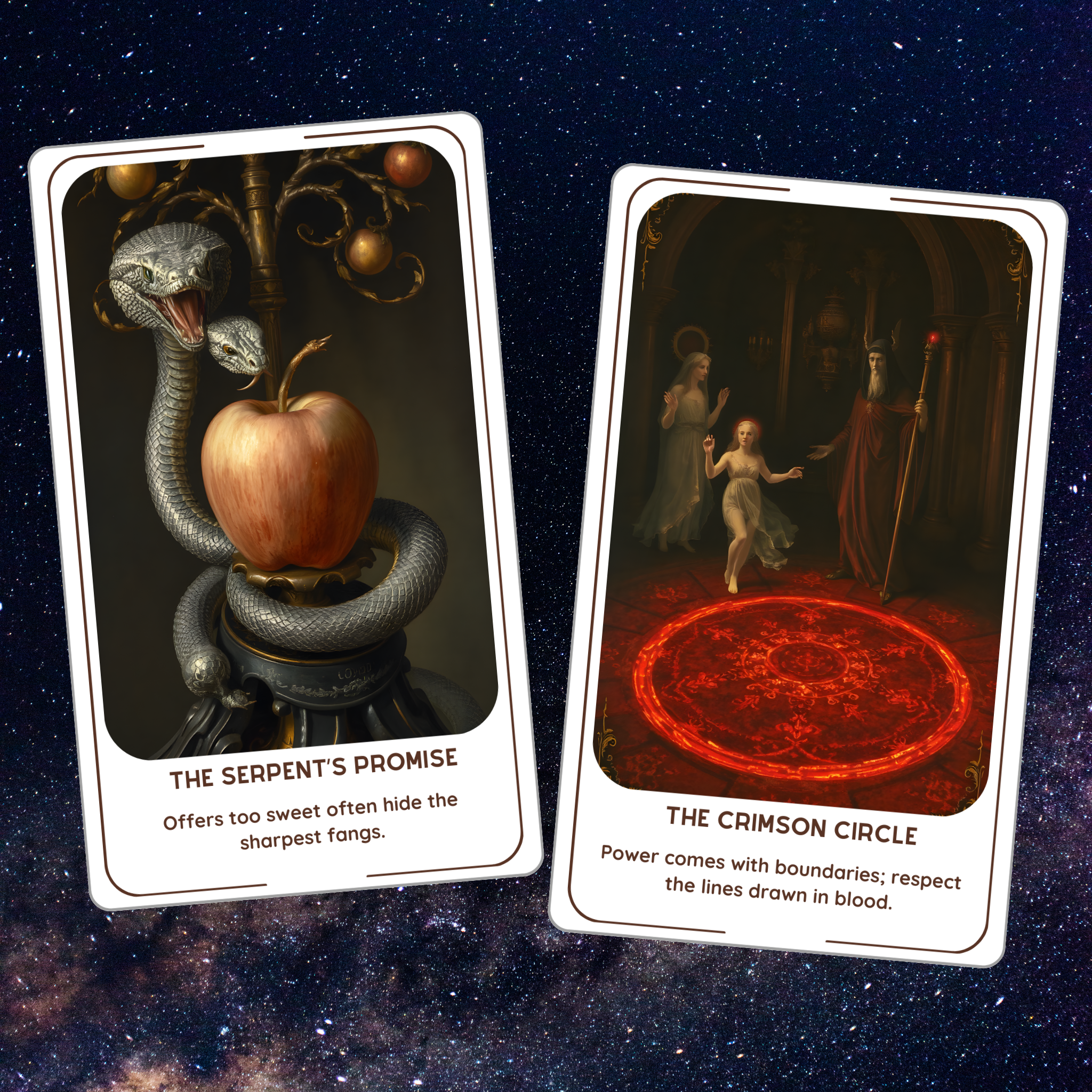 Shadows of Arcanum Oracle - 78 Esoteric Occult Cards