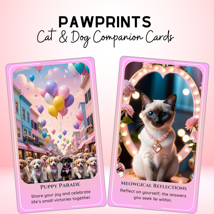 Pawprints Oracle Destesi – 78 Kedi ve Köpek Kartı