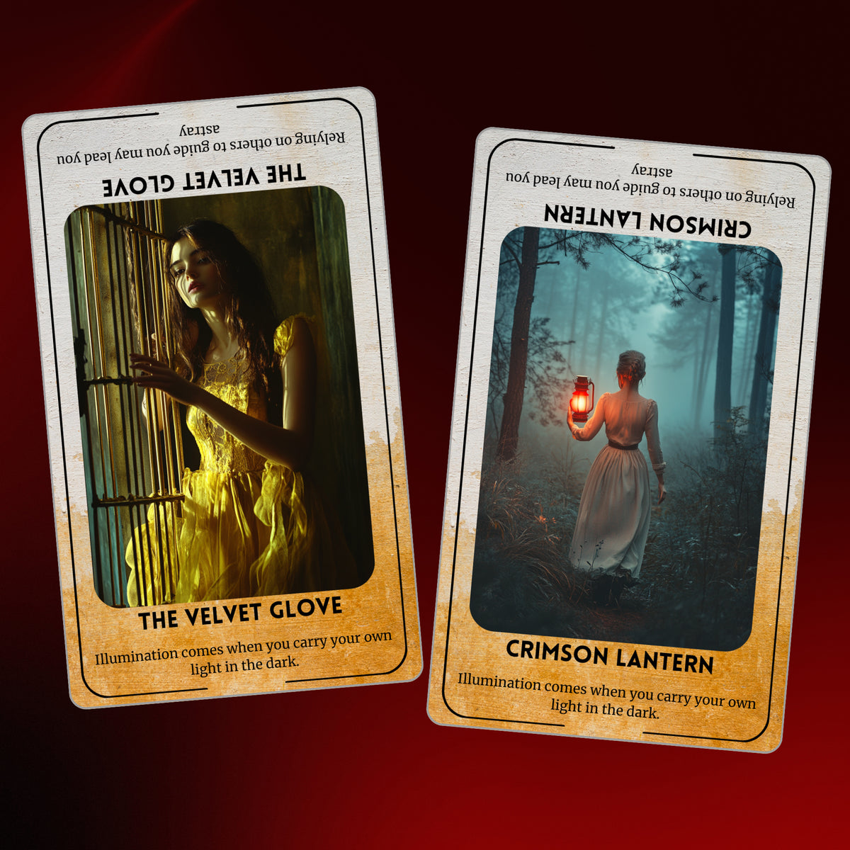 Southern Gothic Romance Oracle - 78 Vintage Love Cards