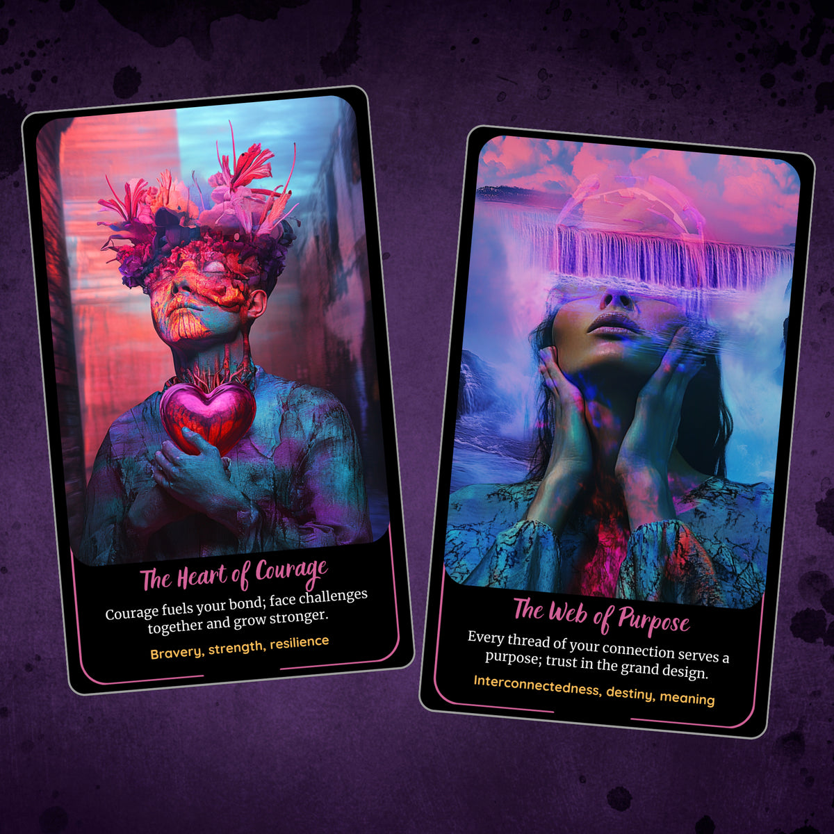Mystical Connection Oracle - 78 Twin Flame & Soulmate Cards