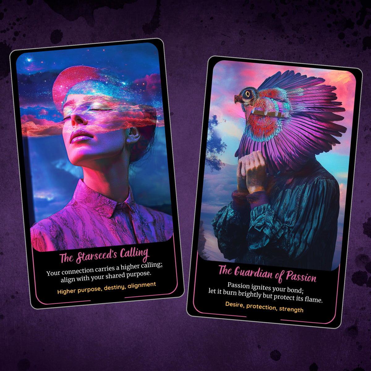 Mystical Connection Oracle - 78 Twin Flame & Soulmate Cards