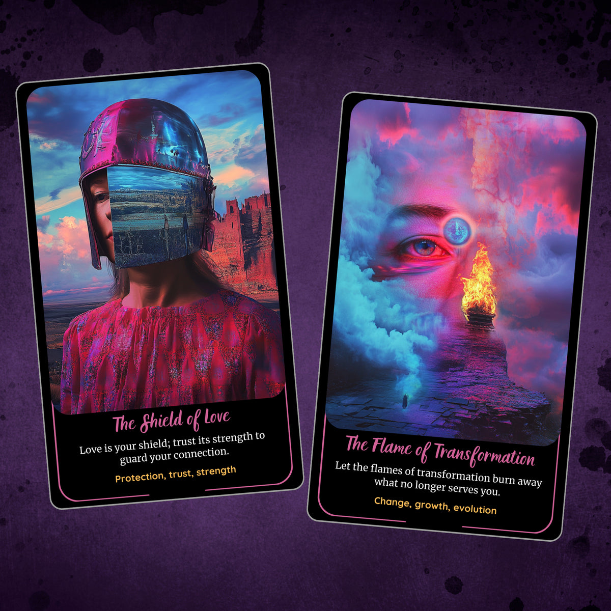 Mystical Connection Oracle - 78 Twin Flame & Soulmate Cards