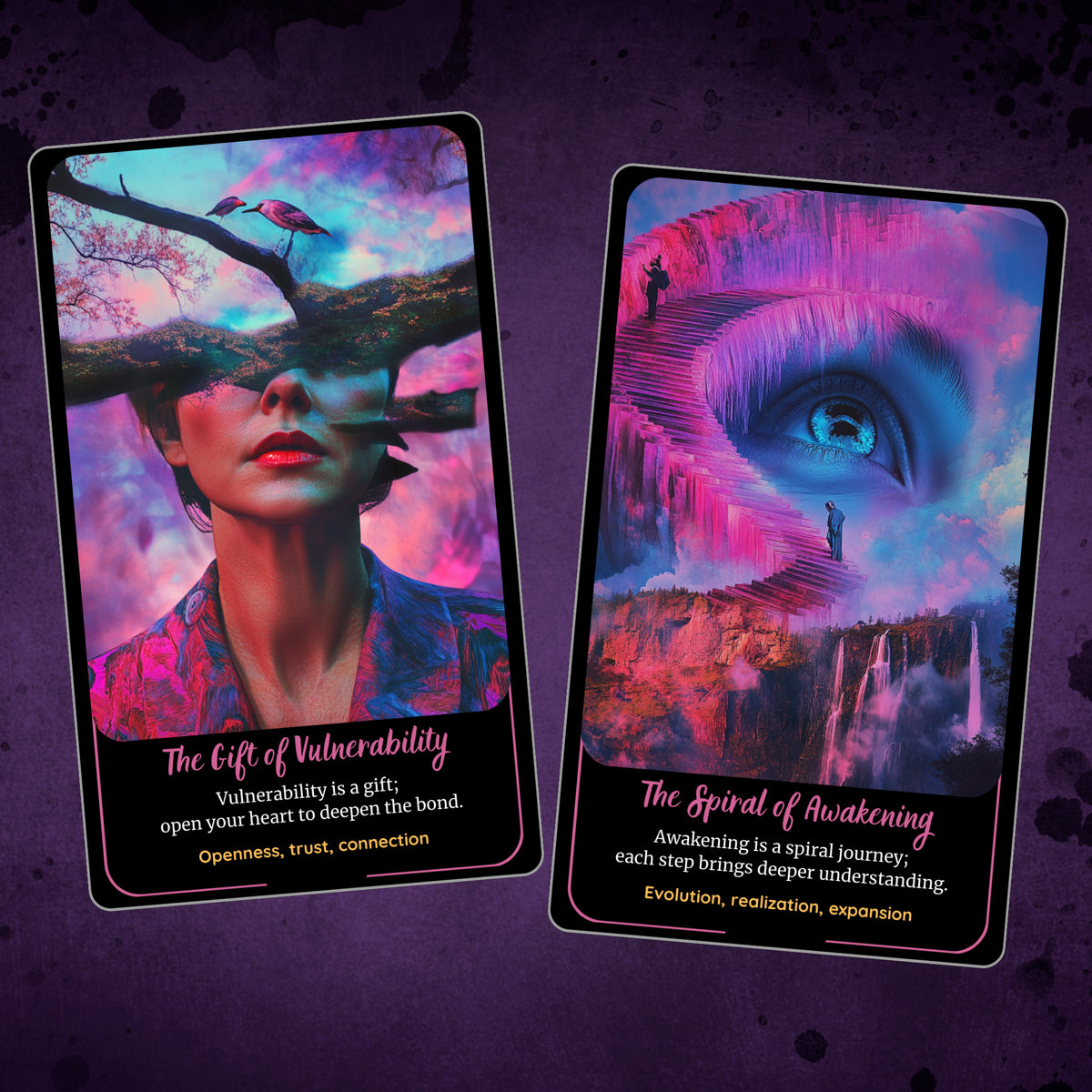 Mystical Connection Oracle - 78 Twin Flame & Soulmate Cards