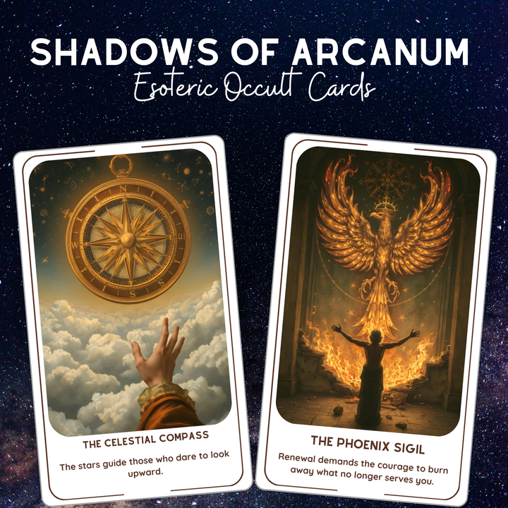 Shadows of Arcanum Oracle – 78 Ezoterik Kart