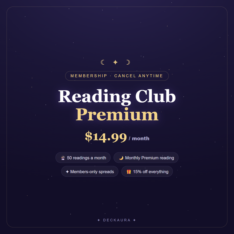 Deckaura Reading Club Premium — Monthly Membership