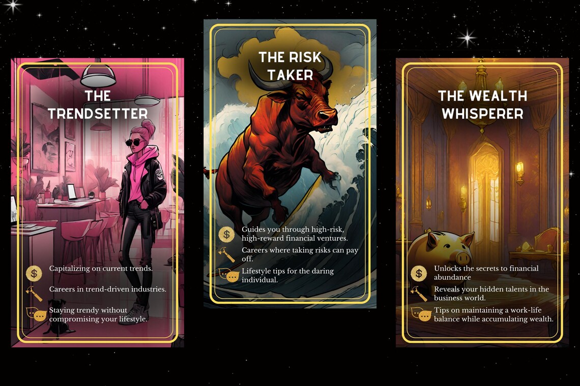 Career Oracle Cards - Trendsetter Wealth Whisperer