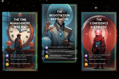 Career Oracle Cards - Time Management Negotiation Confidence