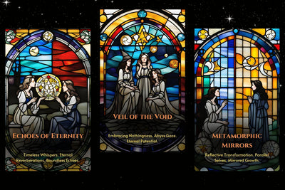 Celestial Witch Oracle Cards - Echoes of Eternity Veil of the Void Metamorphic Mirrors