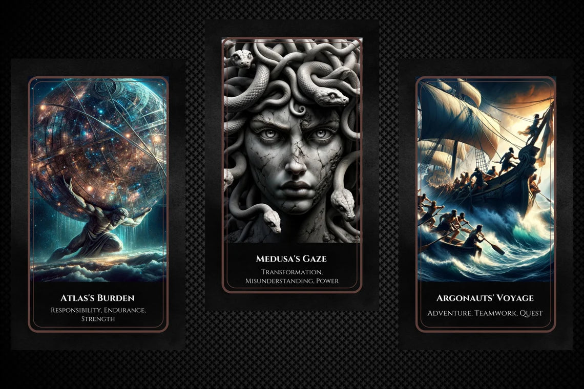 Delphi Oracle Cards - Zeus Apollo Athena Greek Gods