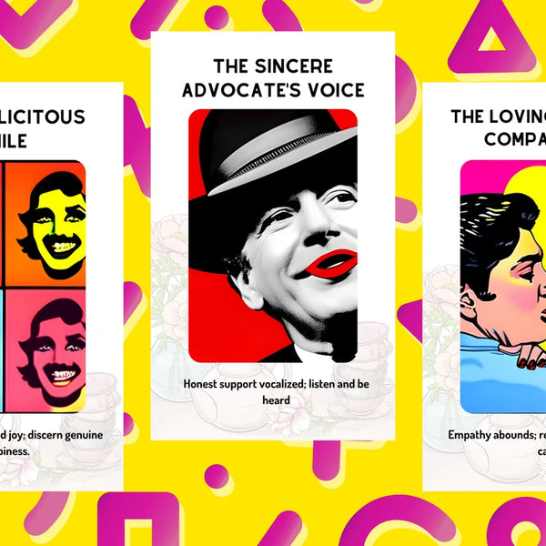 Gossip Tea Oracle Deck - 120 Pop Art Cards | Toxic Energy & Karmic Ties Divination