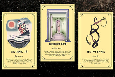 Shadow Integration Deck - The Sinking Ship Surrender, The Hidden Door Opportunity, The Twisted Vine Growth