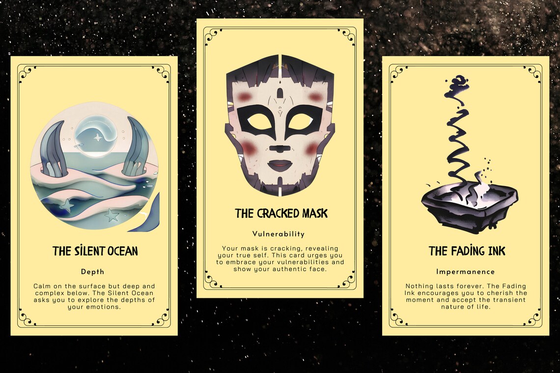 Self-Discovery Oracle - The Silent Ocean Depth, The Cracked Mask Vulnerability, The Fading Ink Impermanence