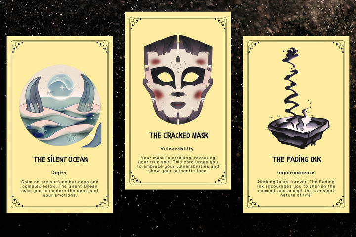 Self-Discovery Oracle - The Silent Ocean Depth, The Cracked Mask Vulnerability, The Fading Ink Impermanence