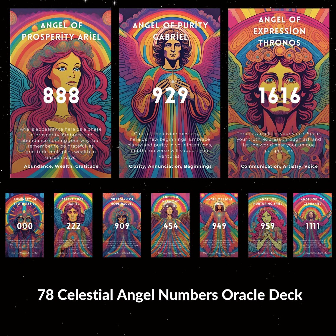 Archangel Oracle Deck: Celestial Numbers