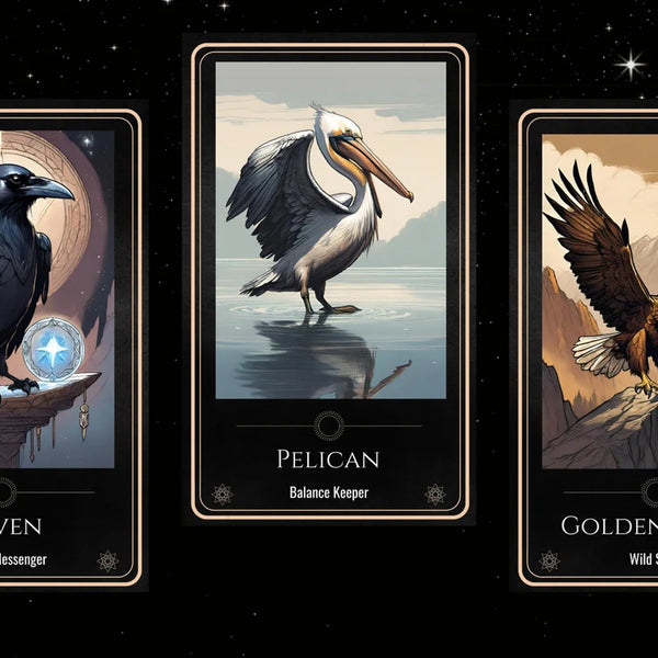 Mystic Wings Tarot - 22 Bird-Themed Major Arcana Cards | Avian Spirit Divination Deck