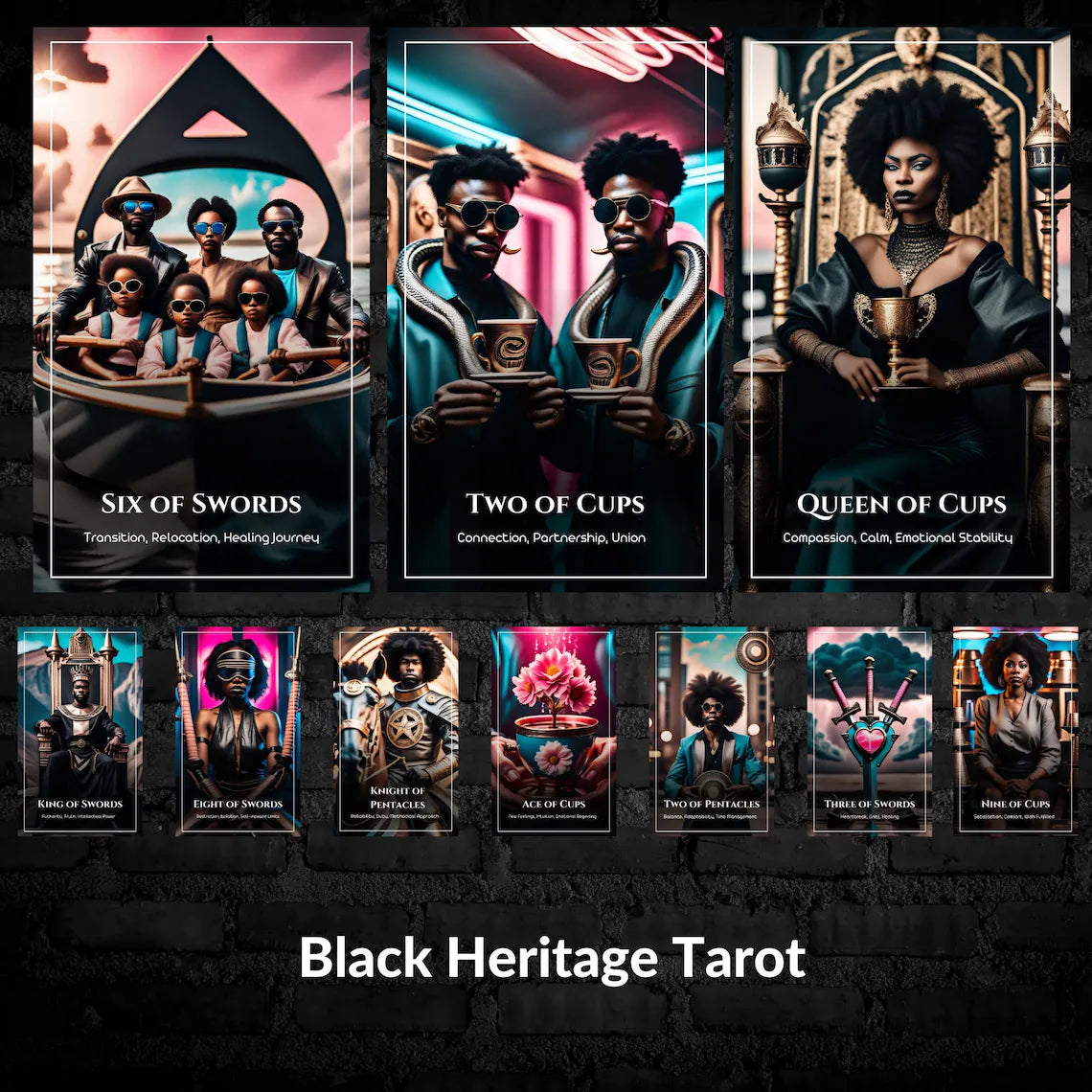 Black Oracle Deck: Heritage Edition