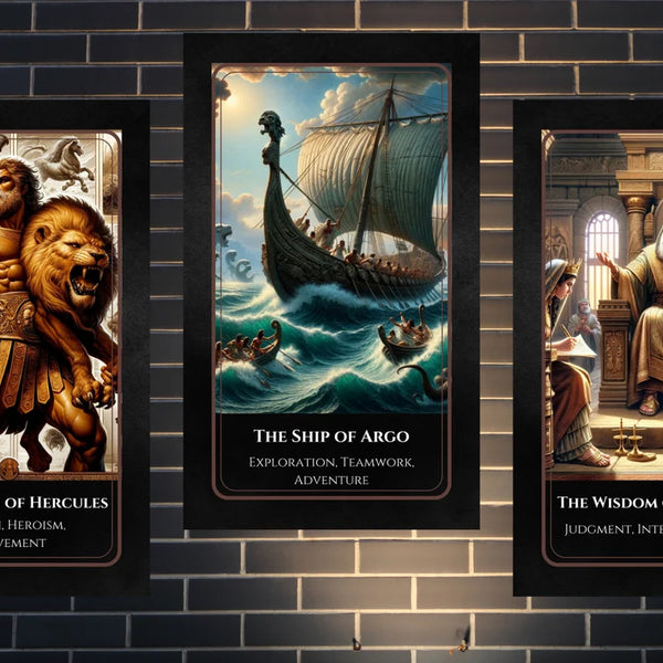 Olympus Oracle Deck - 78 Greek Mythology Tarot Cards | Gods & Heroes Divination for Spiritual Guidance