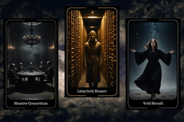 Mystic Shadows Oracle - Shadow Consortium, Labyrinth Keeper, Void Herald cards