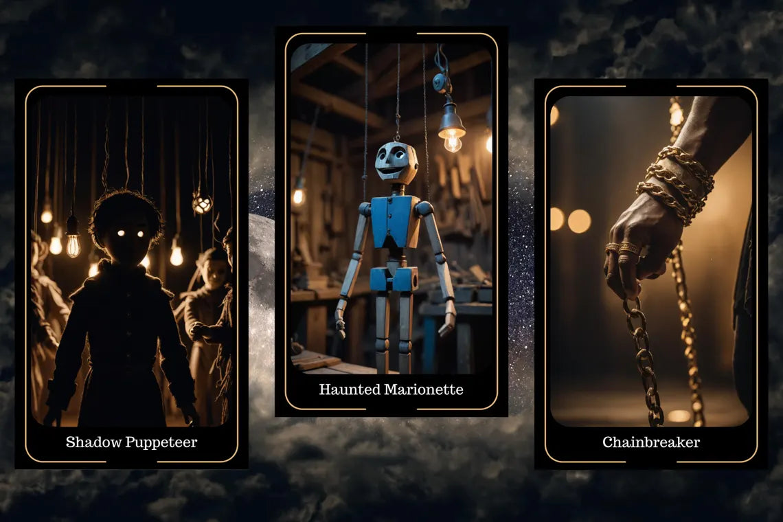 Dark Oracle Deck - Secret society cosmic void mystery cards