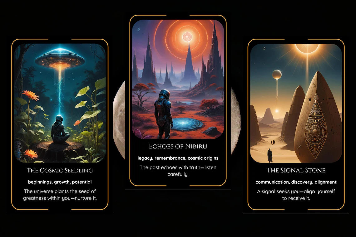 Ancient Cosmic Oracle - The Cosmic Seedling, Echoes of Nibiru, The Signal Stone