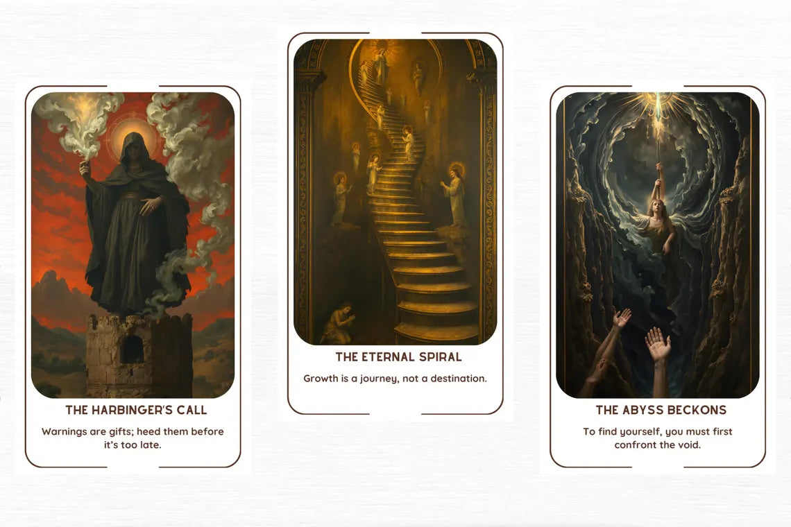 Occult Divination Deck - Dark aesthetic spiritual guidance cards