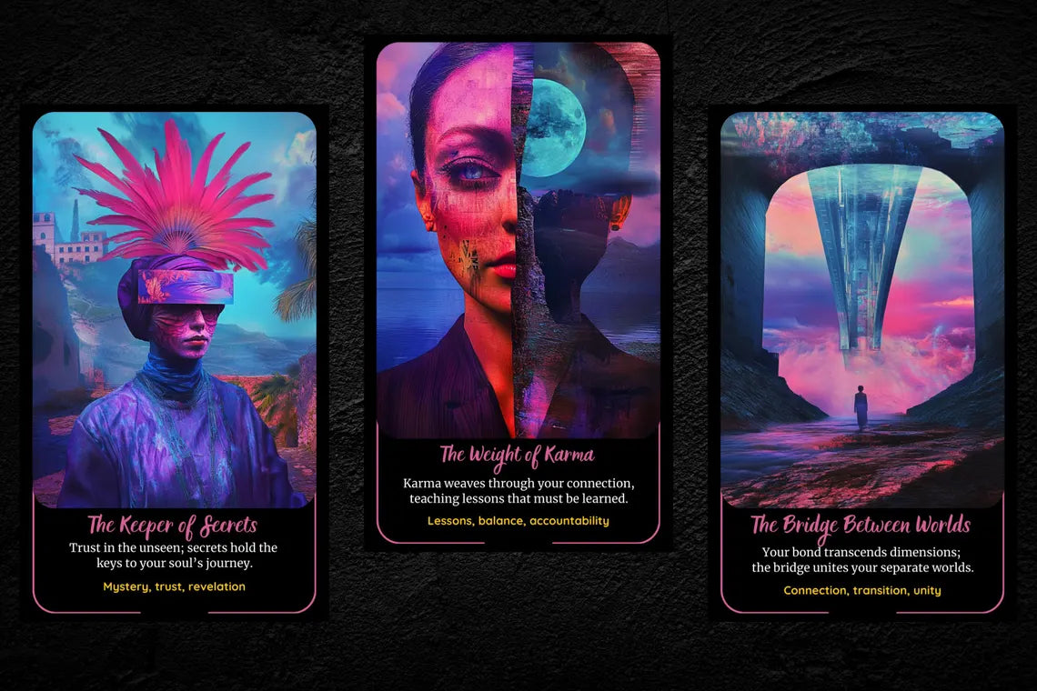 Karmic Oracle Deck - Soul connection spiritual guidance divination cards
