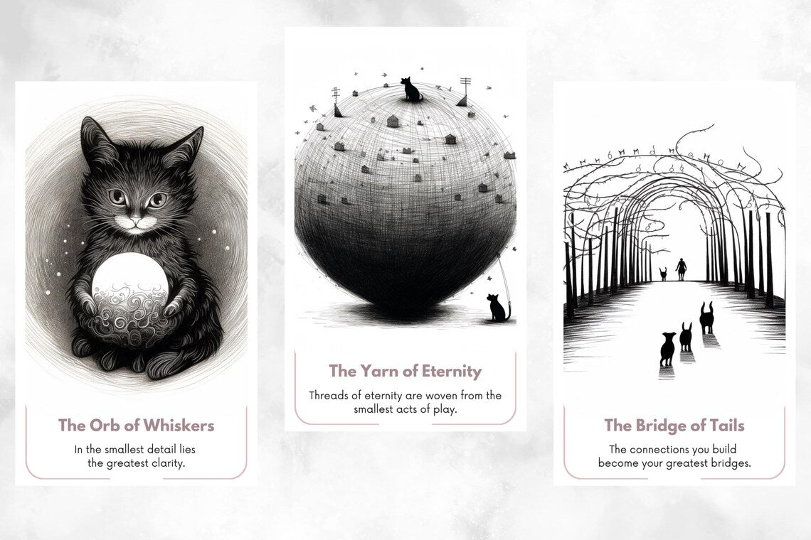 Cat Dog Oracle - The Orb of Whiskers, The Yarn of Eternity, The Bridge of Tails