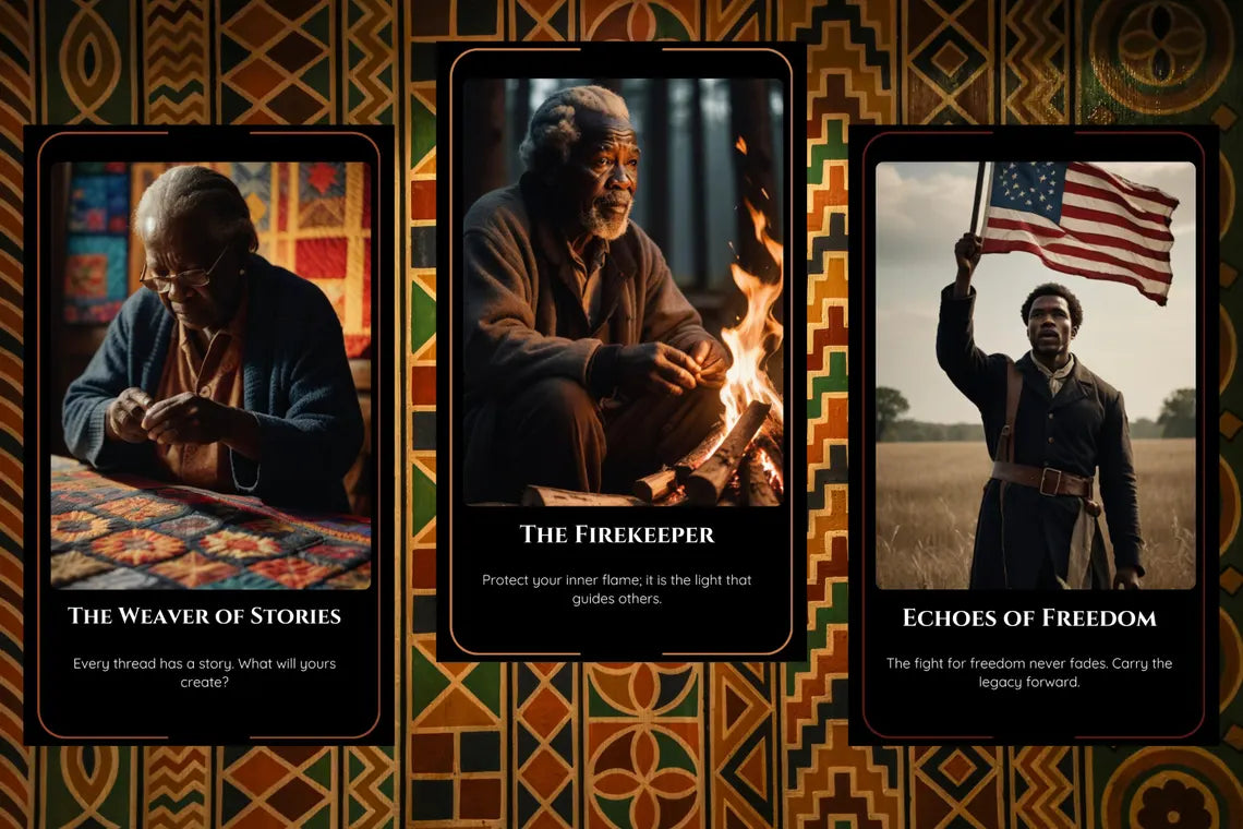 Heritage Oracle Deck - Black culture resilience empowerment cards
