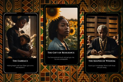 Ancestral Oracle Cards - The Embrace, Gift of Resilience, Keeper of Wisdom