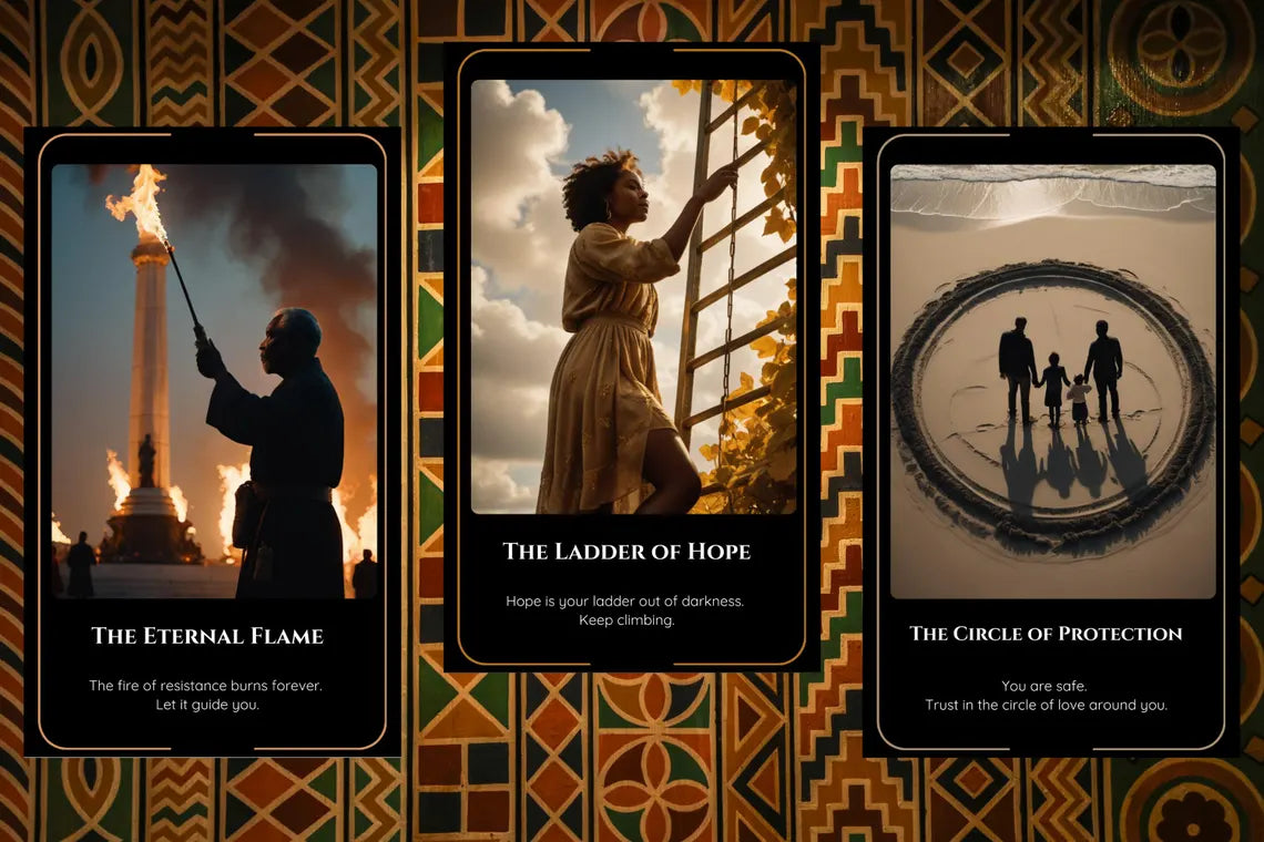 African American Oracle - Cultural celebration spiritual guidance cards