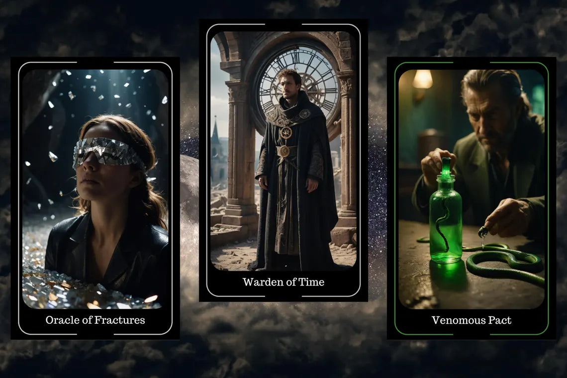 Mystic Shadows Oracle - Oracle of Fractures, Warden of Time, Venomous Pact