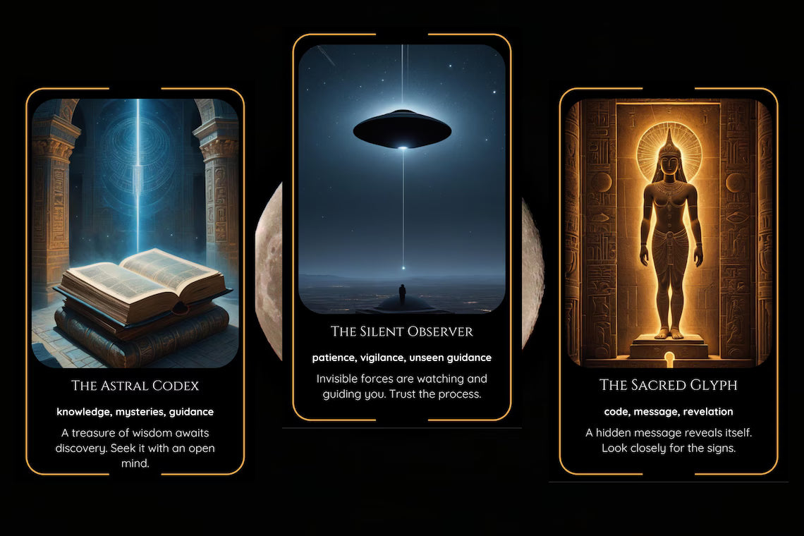 Starseed Oracle Cards - Ancient Sumerian mythology cosmic divination deck