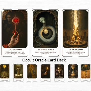 Shadow Work Oracle - Renaissance style esoteric divination deck