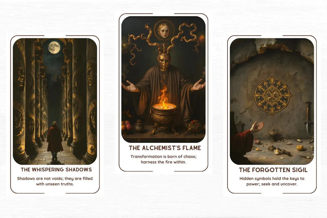 Shadow Work Oracle - Renaissance style esoteric divination deck