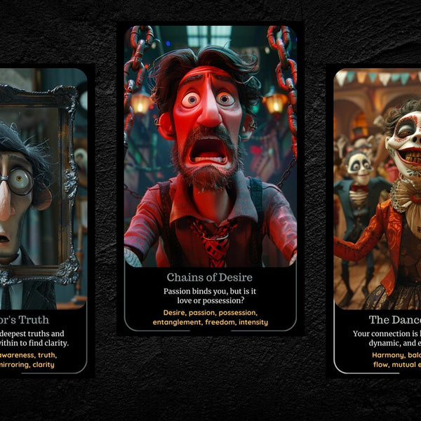 Clarifying Love Oracle - 78 Twin Flame & Soulmate Cards | Relationship Guidance & Spiritual Insight Deck