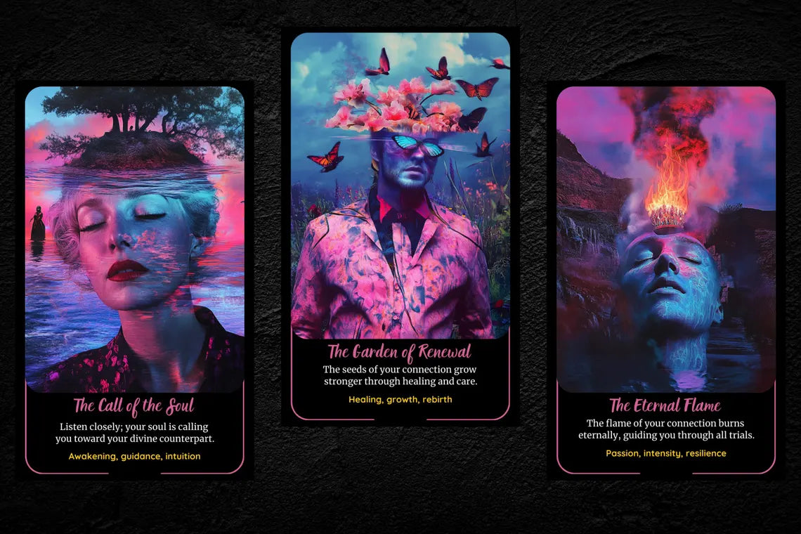 Soul Connection Oracle - Karmic patterns healing transformation deck