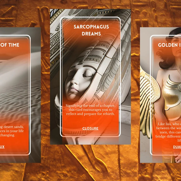 Kemet Oracle Deck - 78 Ancient Egyptian God Cards | Divination & Self-Discovery