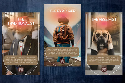 Love Archetype Oracle Cards - The Traditionalist The Explorer The Pessimist